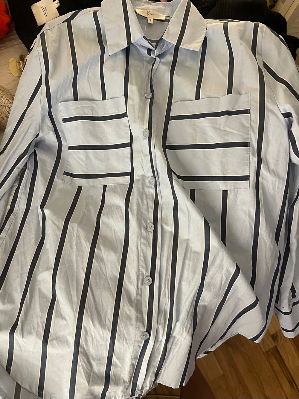 Striped Button Down Set - Picture 5 of 9